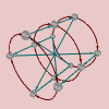 Cayley diagram for Z_3 semidirect product Z_4